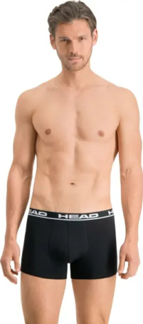 Труси (боксерки) Head BASIC BOXER 2P чорні (2 штуки) 701202741-005