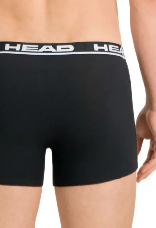 Труси (боксерки) Head BASIC BOXER 2P чорні (2 штуки) 701202741-005