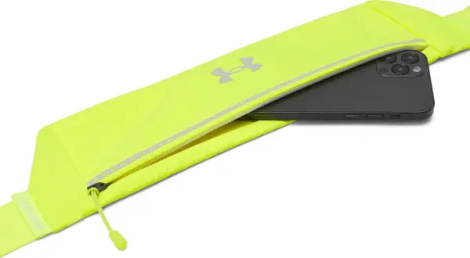 Сумка на пояс Under Armour VELOCITI RUN BELT лимонная 1388914-731