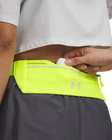 Сумка на пояс Under Armour VELOCITI RUN BELT лимонная 1388914-731
