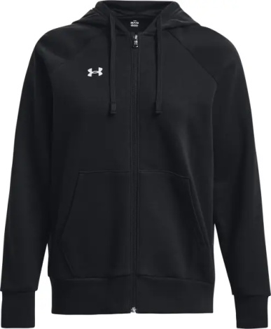Толстовка женская Under Armour RIVAL FLEECE черная 1379497-001
