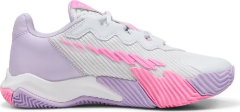 Кросівки тенісні жіночі Puma NOVA ELITE PADEL біло-фіолетово-рожеві 107785-01