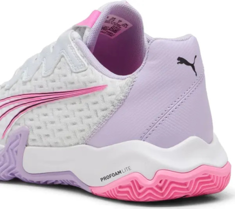 Кросівки тенісні жіночі Puma NOVA ELITE PADEL біло-фіолетово-рожеві 107785-01