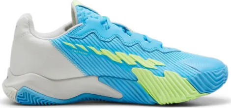 Кроссовки теннисные Puma NOVA ELITE PADEL голубо-бело-салатовые 107597-01