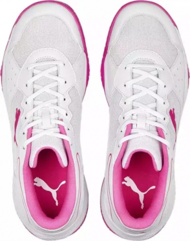 Кросівки тенісні жіночі Puma SOLARSMASH RCT PADEL біло-рожеві 107297-03