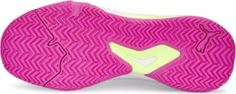 Кросівки тенісні жіночі Puma SOLARSMASH RCT PADEL біло-рожеві 107297-03