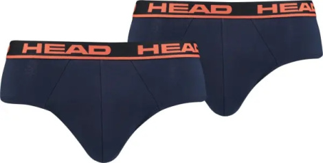 Труси (бріфи) Head BOXER BRIEF 2P темно-синьо-помаранчеві (2 штуки) 100001753-003