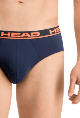 Труси (бріфи) Head BOXER BRIEF 2P темно-синьо-помаранчеві (2 штуки) 100001753-003