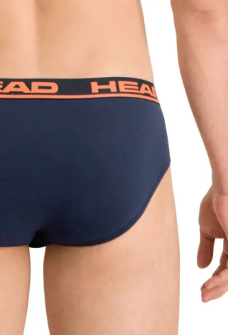 Труси (бріфи) Head BOXER BRIEF 2P темно-синьо-помаранчеві (2 штуки) 100001753-003
