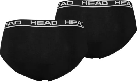 Труси (бріфи) Head BOXER BRIEF 2P чорні (2 штуки) 100001753-002