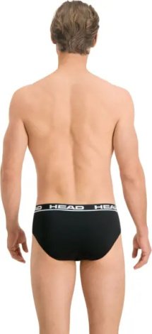 Труси (бріфи) Head BOXER BRIEF 2P чорні (2 штуки) 100001753-002