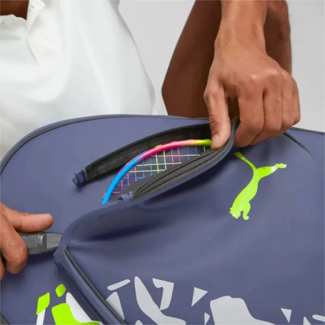 Рюкзак для падл-тенниса Puma SOLARBLINK темно-сине-лаймовый 079347-02