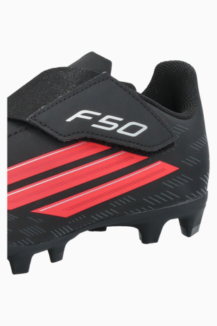 Бутси adidas F50 Club Velcro FG/MG Junior - чорний