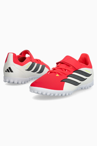 Сороконіжки adidas Predator Club Hook-and-Loop TF Junior - червоний