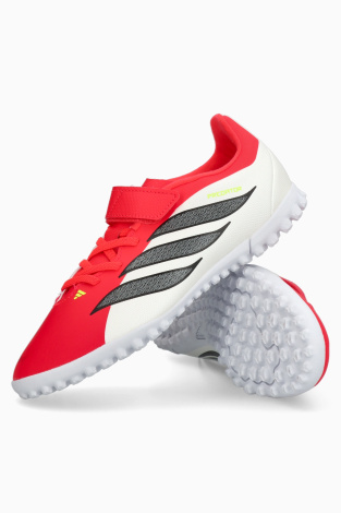 Сороконіжки adidas Predator Club Hook-and-Loop TF Junior - червоний