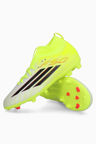 Бутси adidas F50 League Mid FG/MG Junior - жовтий