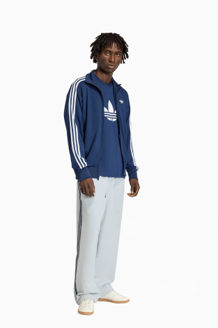 Кофта adidas Firebird Adicolor Mesh Track Top - темно-синій
