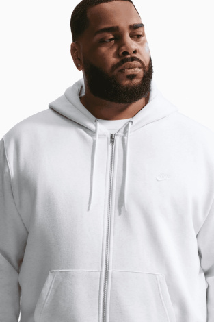 Кофта Nike Club Full-Zip - Білий