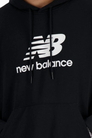 Кофта New Balance Stacked Logo - черный