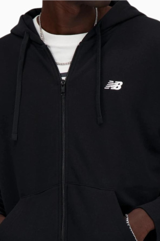 Кофта New Balance Stacked logo - чорний