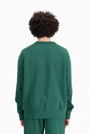 Кофта New Balance Athletics Fleece Crew Sweatshirt - зелений