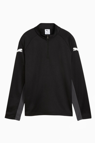 Кофта Puma individualLIGA 1/4 Zip Top Junior - чорний