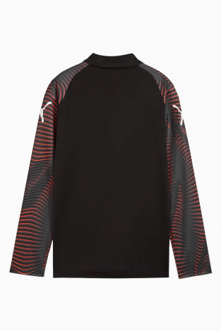 Кофта Puma individualFINAL 1/4 Zip Top Junior - черный
