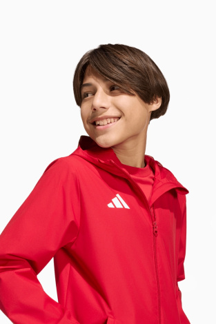 Куртка adidas Entrada 26 All Weather Junior - червоний