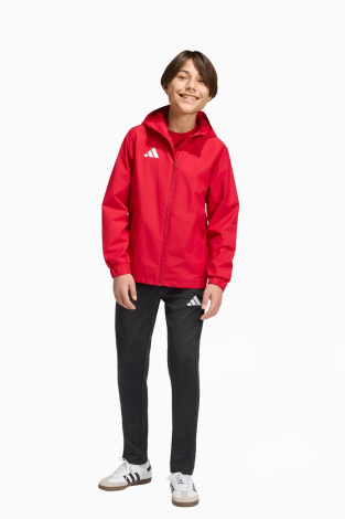 Куртка adidas Entrada 26 All Weather Junior - червоний