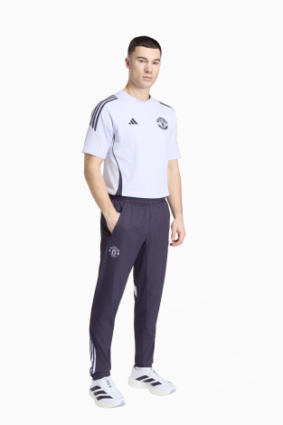 Штани adidas Manchester United 25/26 Presentation - фіолетовий