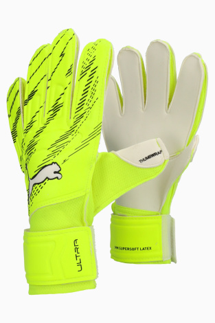 Вратарские перчатки Puma Ultra Play RC - Лаймовий