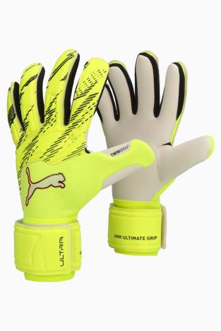 Воротарські рукавички Puma Ultra Pro NC - Лаймовий