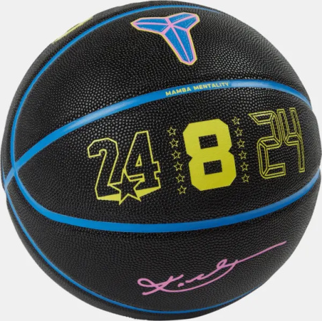 Баскетбольний м'яч Nike ALL COURT KOBE BRYANT ASG 2026 DEFLATED чорно-блакитно-жовто-рожевий Розмір 7 N.101.5091.058.07