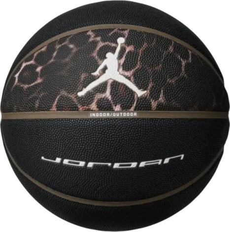 Баскетбольный мяч Nike JORDAN ULTIMATE 2.0 8P GRAPHIC DEFLATED черно-оливковый Размер 7 J.100.8257.057.07