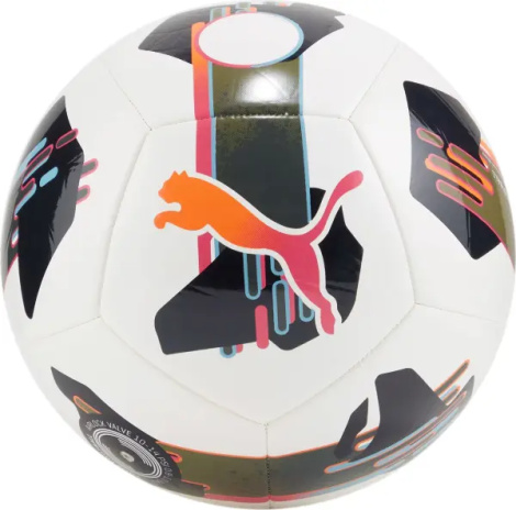 Футбольний м'яч Puma ORBITA 7 MS біло-чорно-оливковий