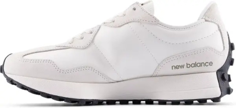Кроссовки женские New Balance 327 бело-молочно-темно-оливковые WS327JWA