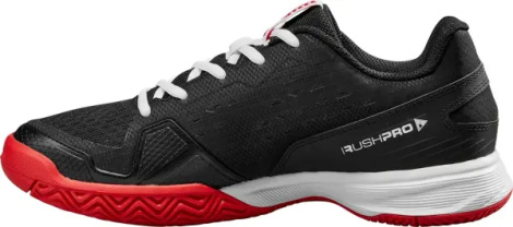 Кросівки тенісні дитячі Wilson RUSH PRO L JR чорно-червоно-білі WRS333010