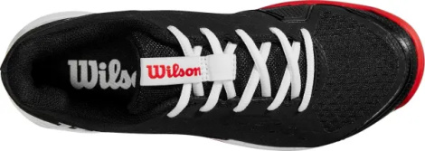 Кросівки тенісні дитячі Wilson RUSH PRO L JR чорно-червоно-білі WRS333010