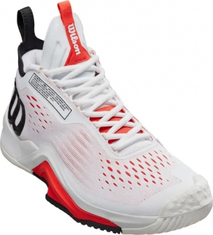 Кросівки тенісні Wilson RUSH PRO TOUR MID біло-оранжево-чорні WRS332040