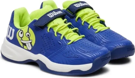 Кросівки тенісні дитячі Wilson KAOS EMO KIDS синьо-лимонні WRS331820