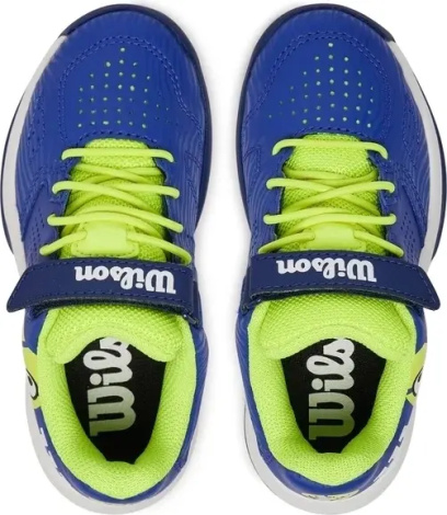 Кросівки тенісні дитячі Wilson KAOS EMO KIDS синьо-лимонні WRS331820