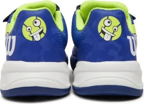 Кросівки тенісні дитячі Wilson KAOS EMO KIDS синьо-лимонні WRS331820