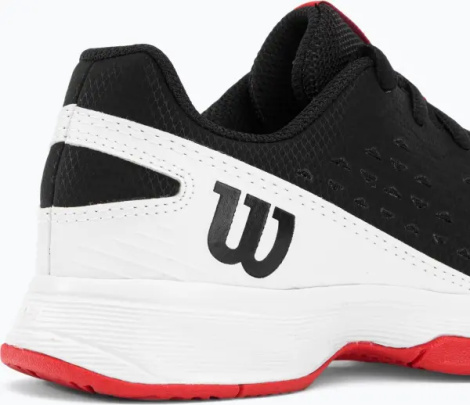 Кросівки тенісні дитячі Wilson RUSH PRO L JR чорно-біло-червоні WRS330100