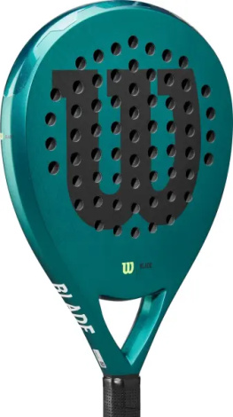 Ракетка для падл-тенниса Wilson BLADE V3 PADEL GRIP2 темно-зеленая WR167011U2