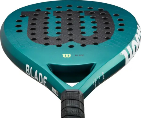 Ракетка для падл-тенниса Wilson BLADE V3 PADEL GRIP2 темно-зеленая WR167011U2