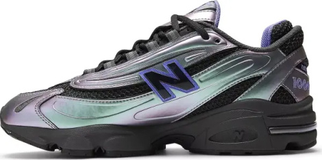 Кроссовки New Balance 1000 серебряно-черно-фиолетовые U10004WR