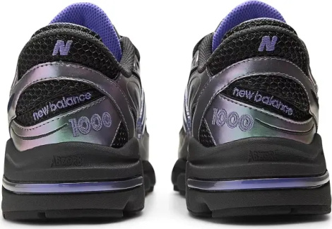 Кроссовки New Balance 1000 серебряно-черно-фиолетовые U10004WR