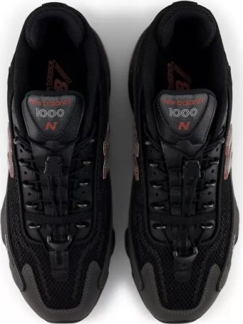 Кроссовки New Balance 1000G черно-темно-оранжевые U100010A
