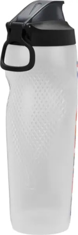 Пляшка для води Nike REFUEL BOTTLE LOCKING LID 32 OZ 946 мл біло-червоно-оранжево-синя N.101.3414.948.32