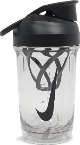 Пляшка для води Nike TR RECHARGE SHAKER BOTTLE 16 OZ 473 мл антрацитово-чорна N.101.2242.988.16